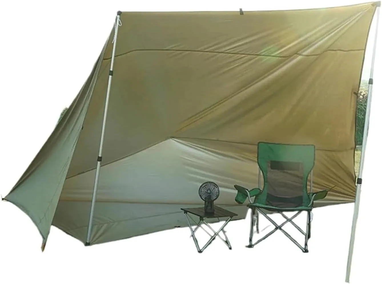 Outdoor Travel Tarp Tent Camping Outdoor Hiking Backpacking Tent Tarp Camping Tourist Beach Sun Shelter Suitable for Outdoor Family Camping, Fishing(C)