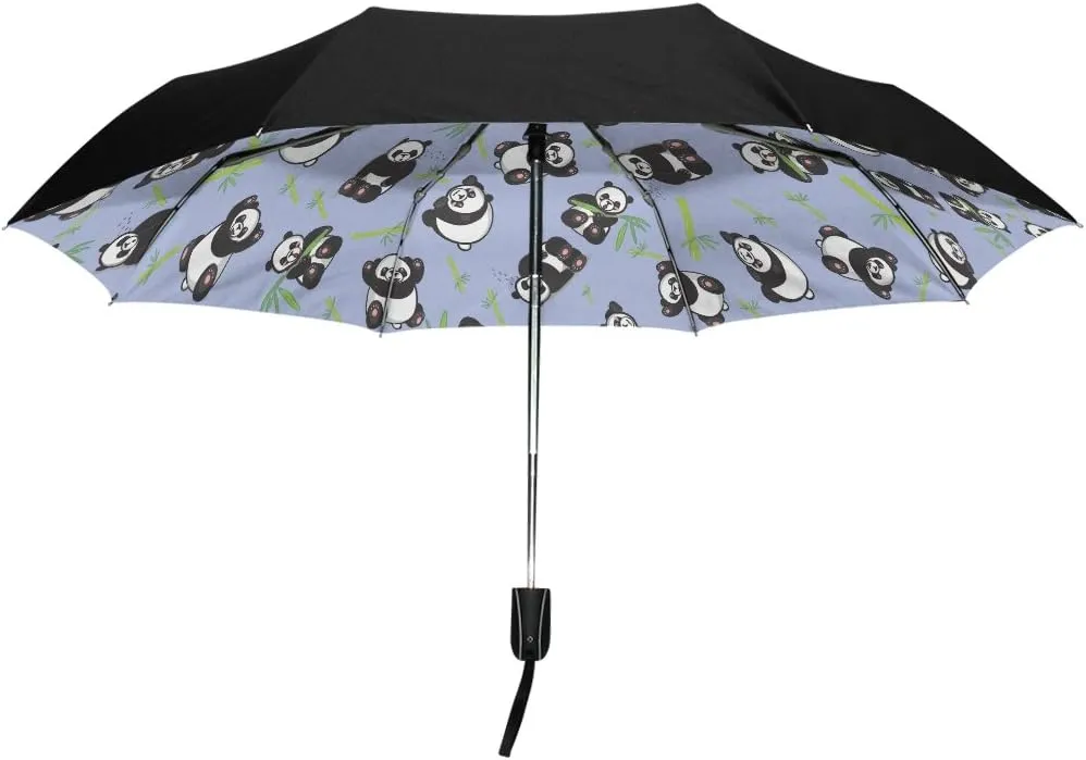 Outer Black Umbrella Painting Artwork Van Gogh's Starry Night UV Anti Lightweight Parasol Elegant Reverse 3 folding Drop Sturdy Umbrella Special Gifts for Business & Personal