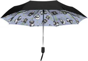 Outer Black Umbrella Painting Artwork Van Gogh's Starry Night UV Anti Lightweight Parasol Elegant Reverse 3 folding Drop Sturdy Umbrella Special Gifts for Business & Personal