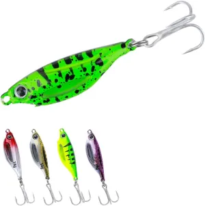 Pack of 5 4g-20g 3D Eye Jig Hard Lure Ice Fishing Lure Luminous Hard Bait with Glow Sticks Wobblers for Bass Fishing Accessories Trout