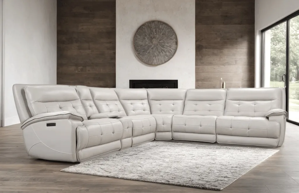 Palma Sand Oversize Power Reclining Sectional