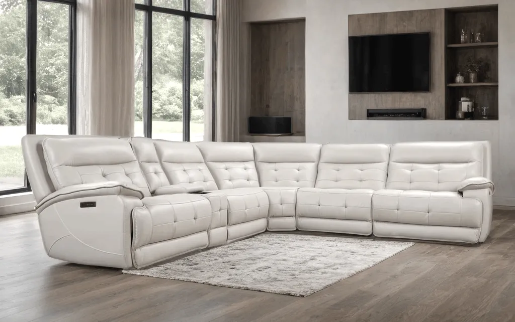 Palma Sand Oversize Power Reclining Sectional