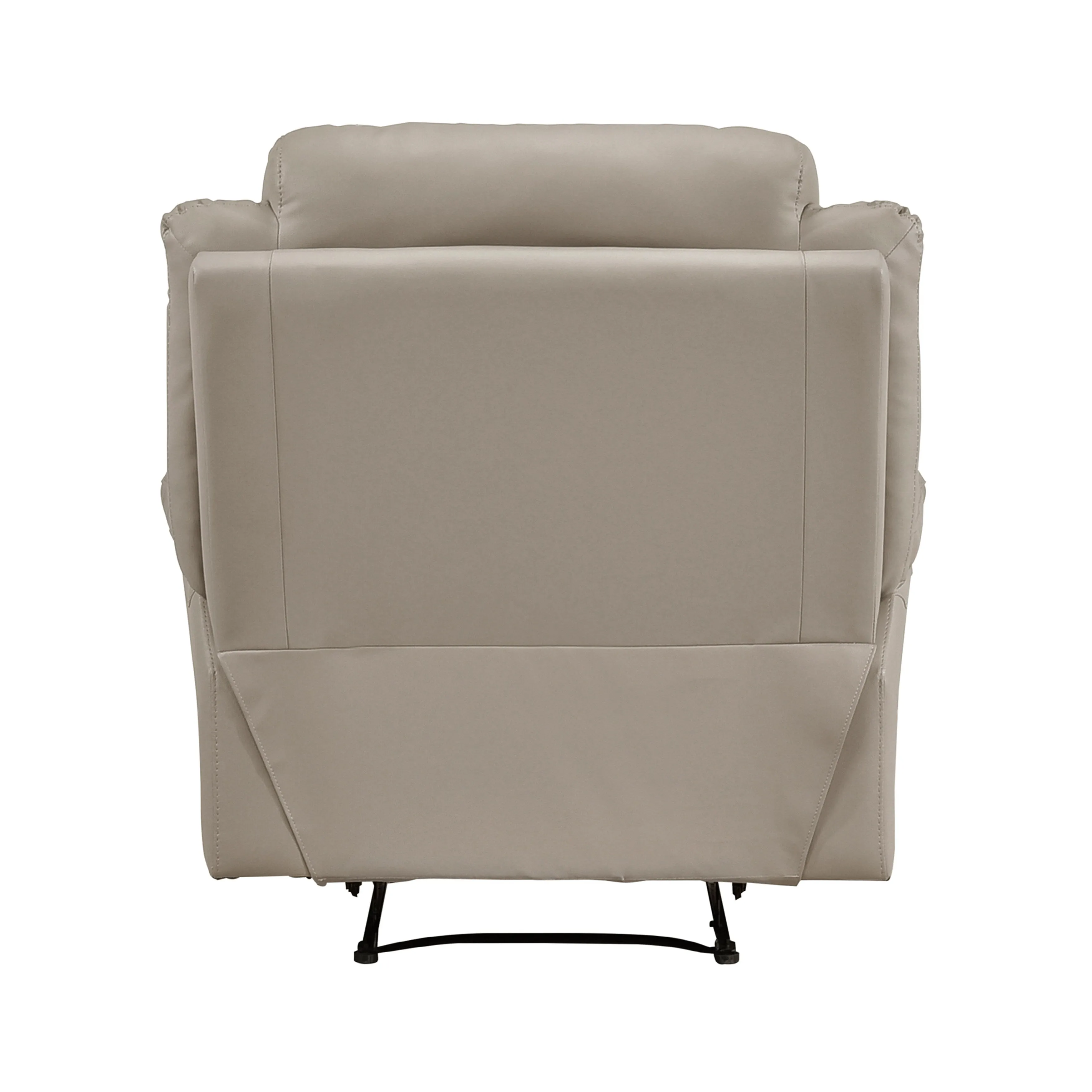 Papyrus Leather Match Manual Reclining Chair