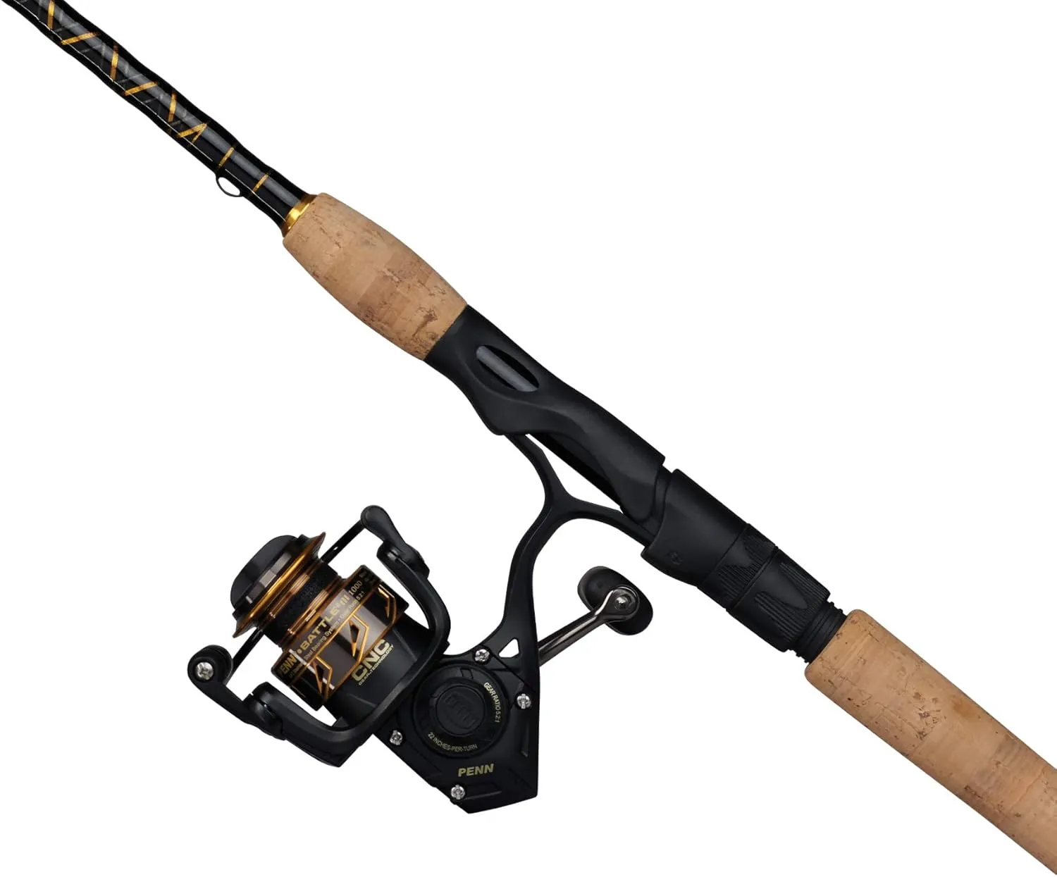 PENN Battle IV Spinning Reel and Fishing Rod Combo