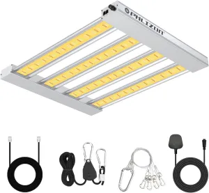 Phlizon Pro 2000 LED Grow Light 3x3ft 4x4ft Full Spectrum LED Grow Lights with 1152pcs SMD Led 2.8 µmol/J Dimmable Daisy Chain Plant Grow Lamp for Indoor Plants Veg and Bloom (Pro2000)