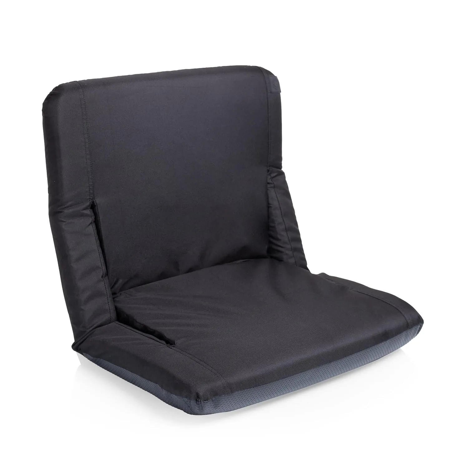 PICNIC TIME Black Tampa Bay Buccaneers Ventura Seat Portable Recliner Chair