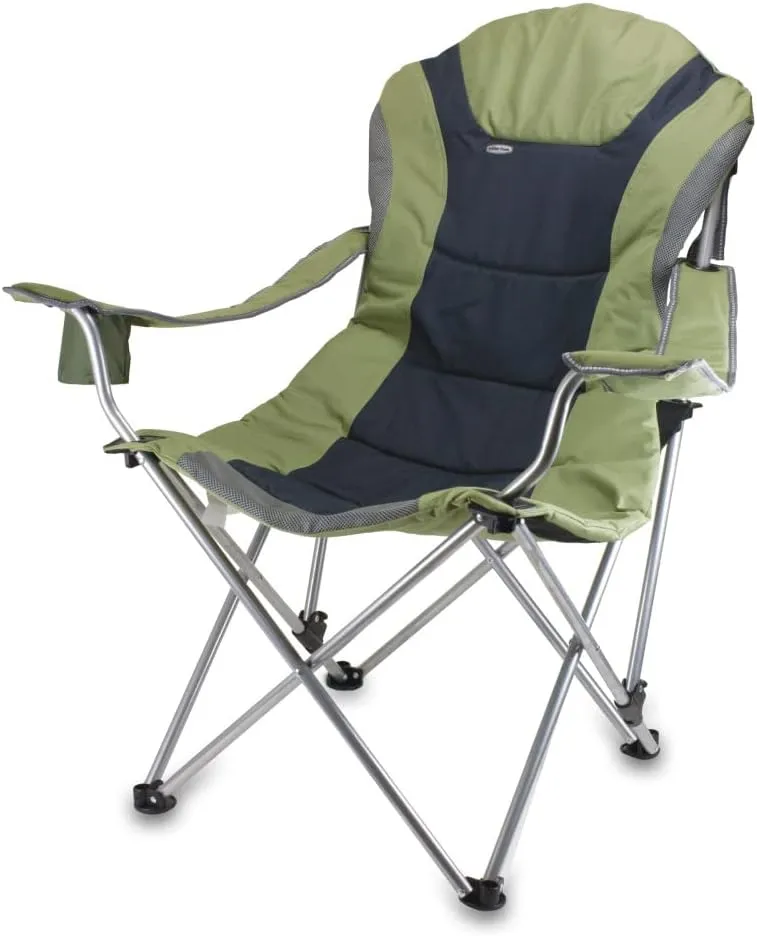 PICNIC TIME NCAA Razorbacks Reclining Camp Chair - Beach Chair for Adults - Sports Chair with Carry Bag