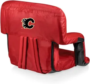 PICNIC TIME NHL Ventura Reclining Stadium Seat with Back Support - Bleacher Seat - Beach Floor Chair