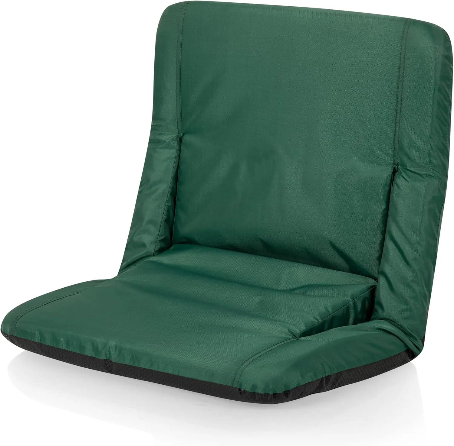 PICNIC TIME ONIVA - a Brand Ventura Reclining Stadium Seat with Back Support - Bleacher Seat - Beach Floor Chair, (Hunter Green)