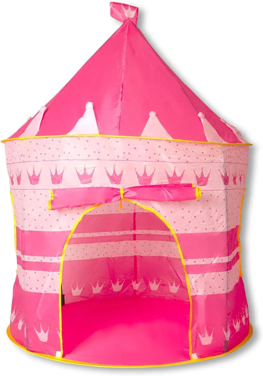 Pink Fantasy Castle Play Tent | Princess Playhouse For Kids, Indoor And Outdoor Activities | Toys & Games, Imaginative Playtime With Role Play | 54 x 41 Inches