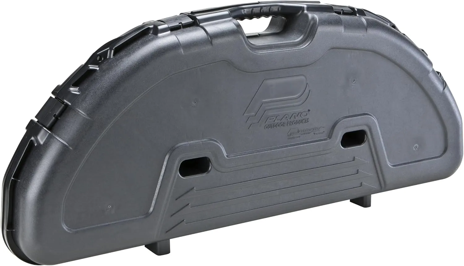 Plano Protector Compact Bow Case, Black, Hard Bow Case, Holds up to Five Arrows, Anti-Crush Archery Storage and Protection