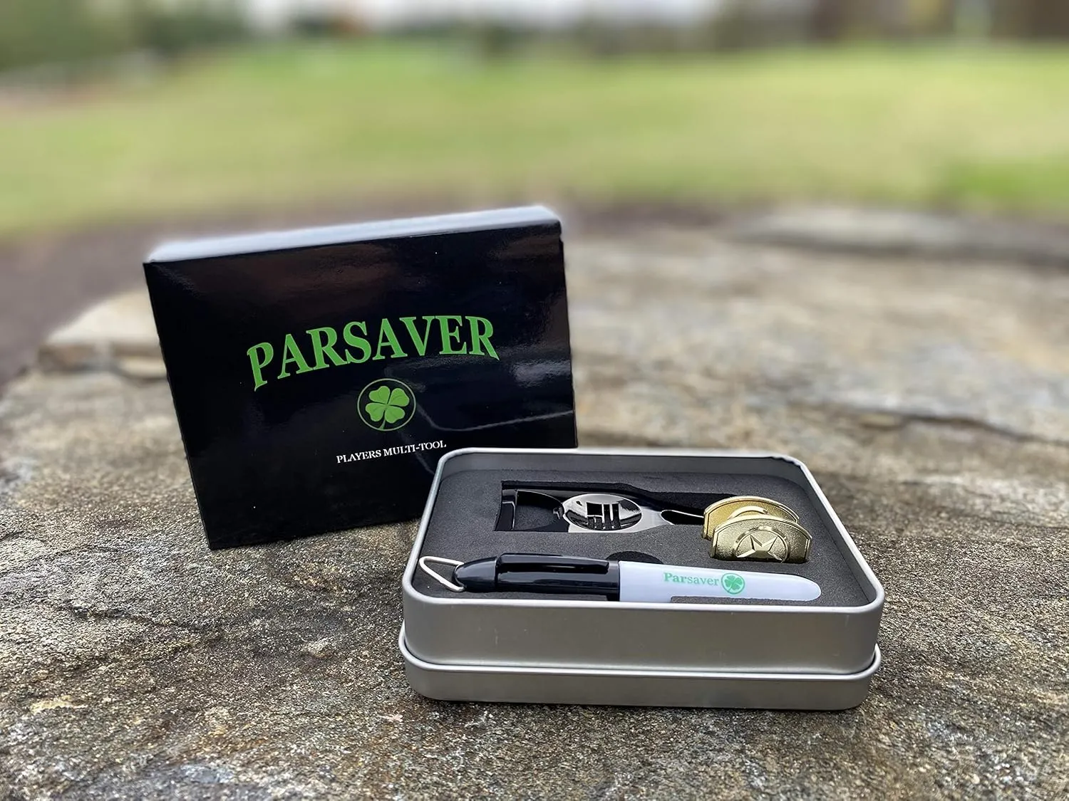 Players Golf Divot Repair Tool - 6 in 1 Multi Purpose Tool - Military Collection Divot Tools with Ball Markers 3D