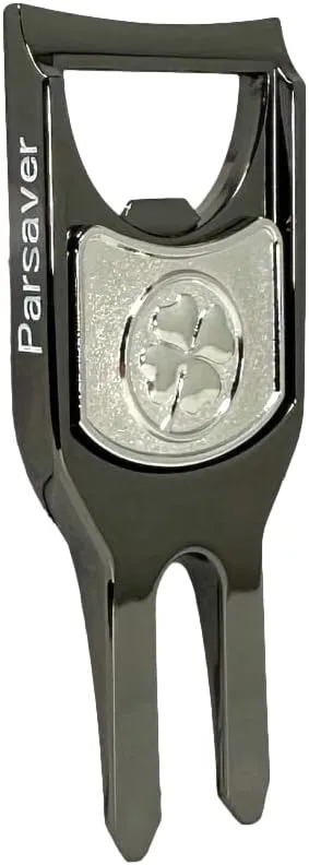 Players Golf Divot Tool - 6 in 1 Multi Purpose Tool - Divot Tool with Ball Marker - Alignment Golf Ball Markers Included - Bottle Opener Pitch Fork Gadget - Permanent Marker Pen