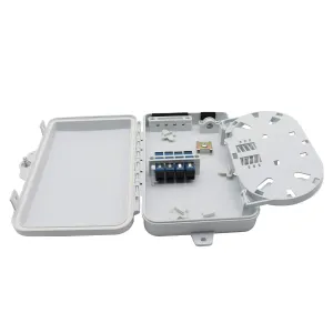 PNGKNYOCN 4 Core FTTH Fiber Distribution, 4 Port Fiber Distribution Box Splitter Box, for SC, FC, E2000 Adapters