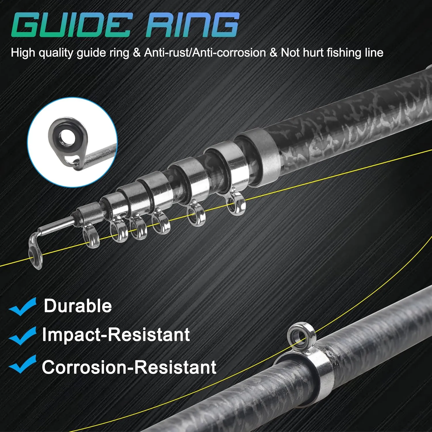 Pocket Fishing Rod, 40/63inch Mini Fishing Pole Aluminum Alloy Pen Fish Rod Portable Small Fishing Pole for Travel Ice Fly Fishing Sea Saltwater Freshwater