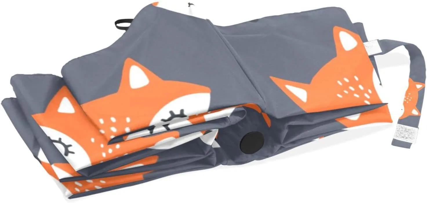 Poeticcity Rain Travel Umbrella, Hand Open Close Windproof Waterproof Folding Umbrella, Compact Canopy Strong Ray Parasol Umbrella