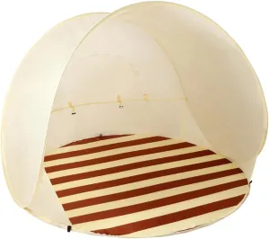 Pop Up Beach Tent Sun Shelter, Instant Automatic Sunshade Canopy, UV-Resistant, Portable & Lightweight with Carry Bag, Compact Pop-Up Shade Tent for Beach, Park, Outdoor Travel – Beige