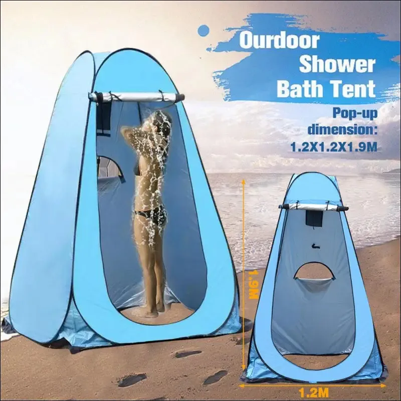 Pop up pod tent changing dressing room privacy beach tent 2 windows instant portable shower tent