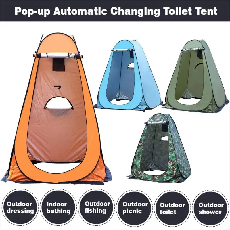 Pop up pod tent changing dressing room privacy beach tent 2 windows instant portable shower tent