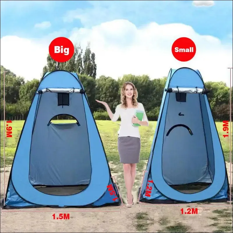 Pop up pod tent changing dressing room privacy beach tent 2 windows instant portable shower tent