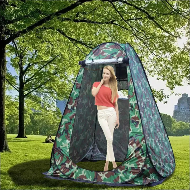 Pop up pod tent changing dressing room privacy beach tent 2 windows instant portable shower tent