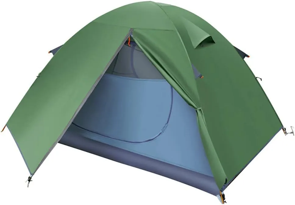 Pop up Tent 3-4 Person Automatic Tent Portable Outdoor Cabin Shelter 2 Second Setup Instant Tent Double Layer Family Tent with Carry Bag