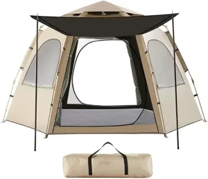 Portable Camp Tent, Waterproof Dome Tent, Pop Up Tent for Camping, Automatic Camping Tent, Breathable Camp Tent, Easy Setup Tent, Instant Tents for 5-8 Person, Tents for Camping Outdoor Hiking