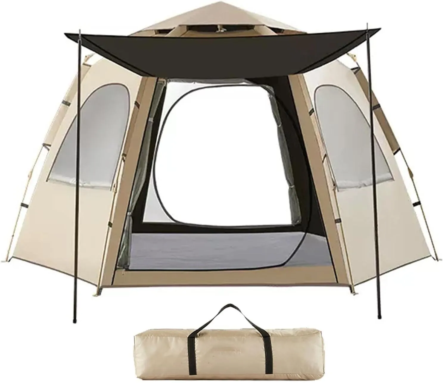 Portable Camp Tent, Waterproof Dome Tent, Pop Up Tent for Camping, Automatic Camping Tent, Breathable Camp Tent, Easy Setup Tent, Instant Tents for 5-8 Person, Tents for Camping Outdoor Hiking