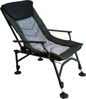 Portable Camping Chair, Folding Reclining Camping Lounge Chair, Adjustable Backrest Outdoor Chair for Camping, Hiking, Fishing