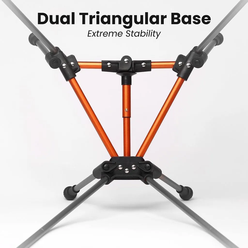Portable Camping Chair - Lightweight, Compact, Foldable & Sturdy | Backpacking Chair for Camping, Hiking, Beach, Tailgates and More | 330 Lbs Capacity