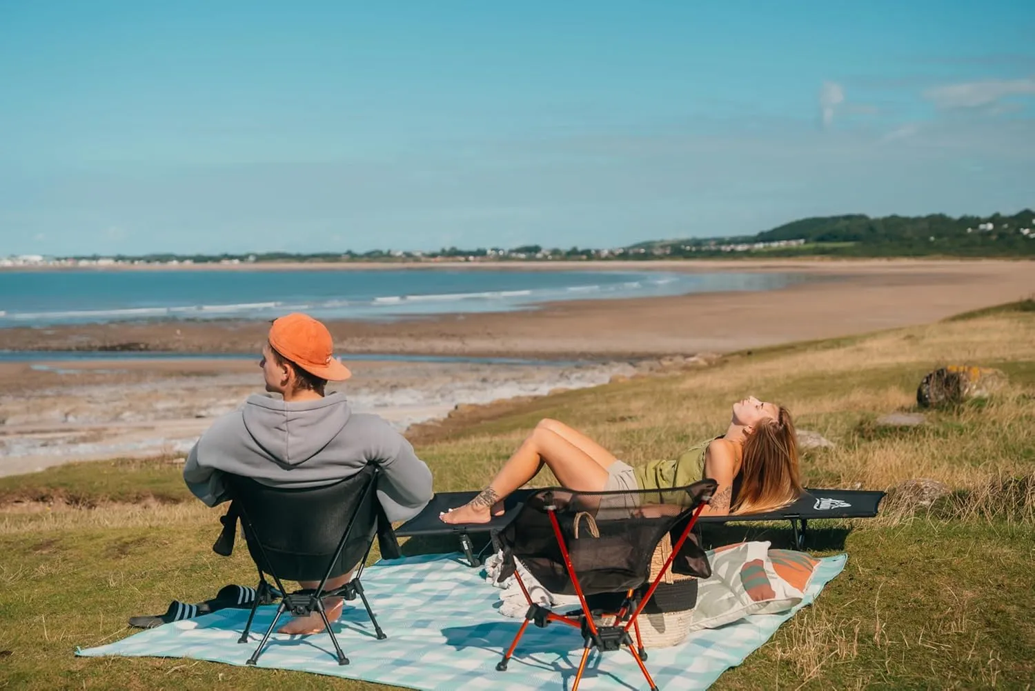 Portable Camping Chair - Lightweight, Compact, Foldable & Sturdy | Backpacking Chair for Camping, Hiking, Beach, Tailgates and More | 330 Lbs Capacity