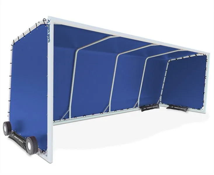 Portable Club Team Shelter – 10-Seat Aluminum Sports Canopy
