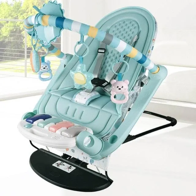 Portable Electric Baby Rocker - Foldable Automatic Cradle
