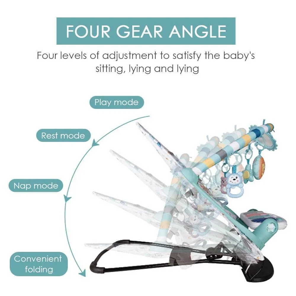 Portable Electric Baby Rocker - Foldable Automatic Cradle