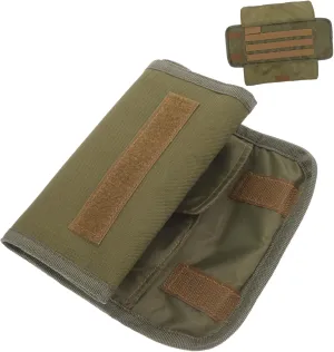 Portable Fishing Tool Bag Durable Cloth Tying Storage Pouch Roll Up Organizer for Outdoor Tackle and Accessories for Fishing Camping Hunting Activities