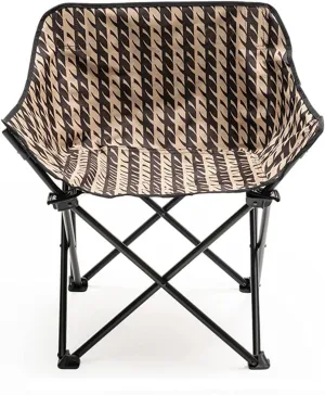 Portable Folding Chair Household Moon Chair Recliner Beach Chair Camping Stool Picnic Fishing Backrest Chair
