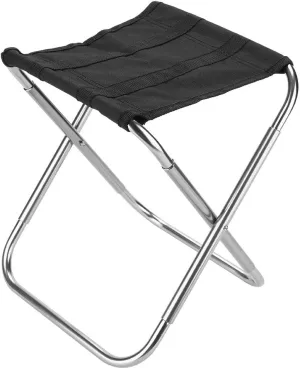 Portable Folding Chair, Lightweight Aluminum Alloy Stool for Outdoor Cam, Picnic, and Fishing, Robust Oxford Cloth Material
