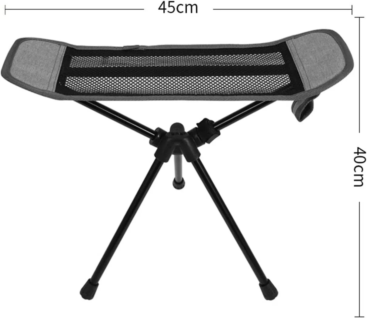 Portable Folding Chair Ottoman Outdoor Recliner Lazy Footrest Leg Rest Camping Chair Footstool for Hiking Fishing Picnic