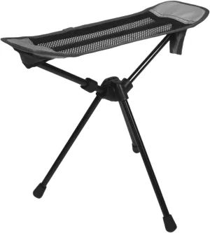 Portable Folding Footrest Chair Lightweight Camp Stool for Outdoor Activities Ergonomic Design Easy Fold Mechanism Versatile Use as Fishing Picnic Footrest Grey Color
