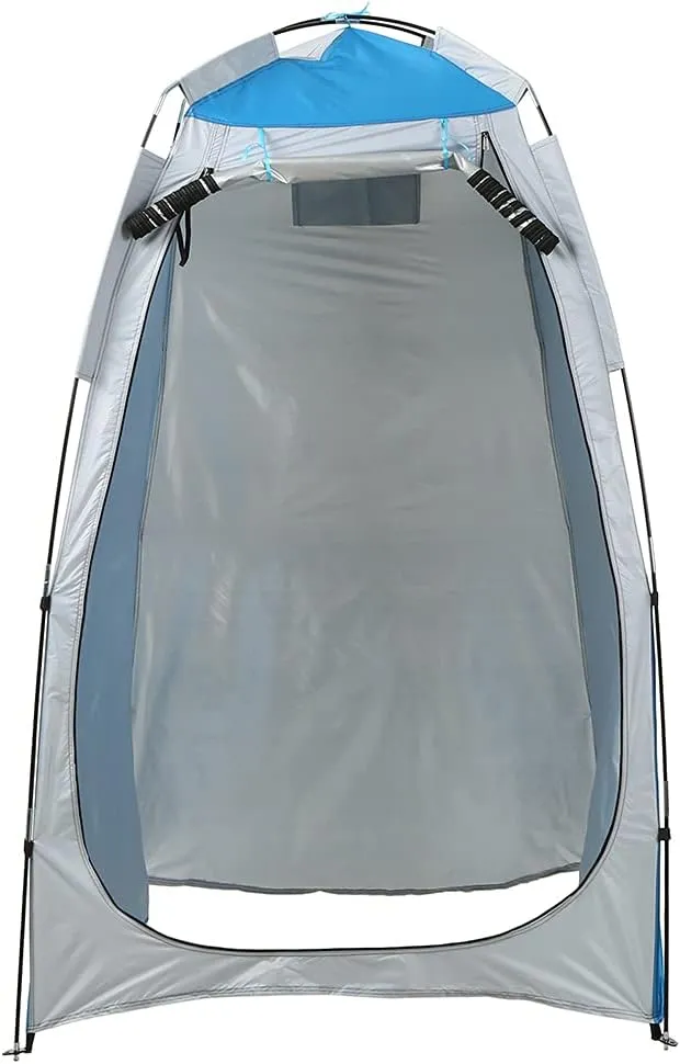 Portable Instant Pop Up Tent Foldable Camping Shower Tent with Carry Bag Dressing Room Privacy Shelter Portable Outdoor Bathroom Tent for Camping Beach Easy Set Up