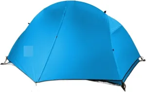 Portable Ultralight Tent Waterprof 4000  Tents Double Layer Outdoor Camping Travel Tent Camping Tents Change Clothes Tent (Color : Blue, Size : 1)