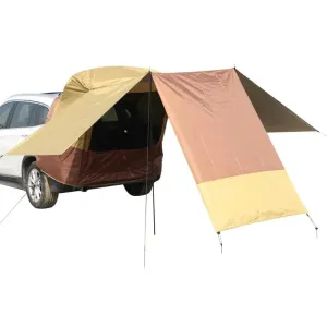 Portable Waterproof Car Awning Sun Shelter - Camping SUV Rear Tent with Quick Automatic Opening