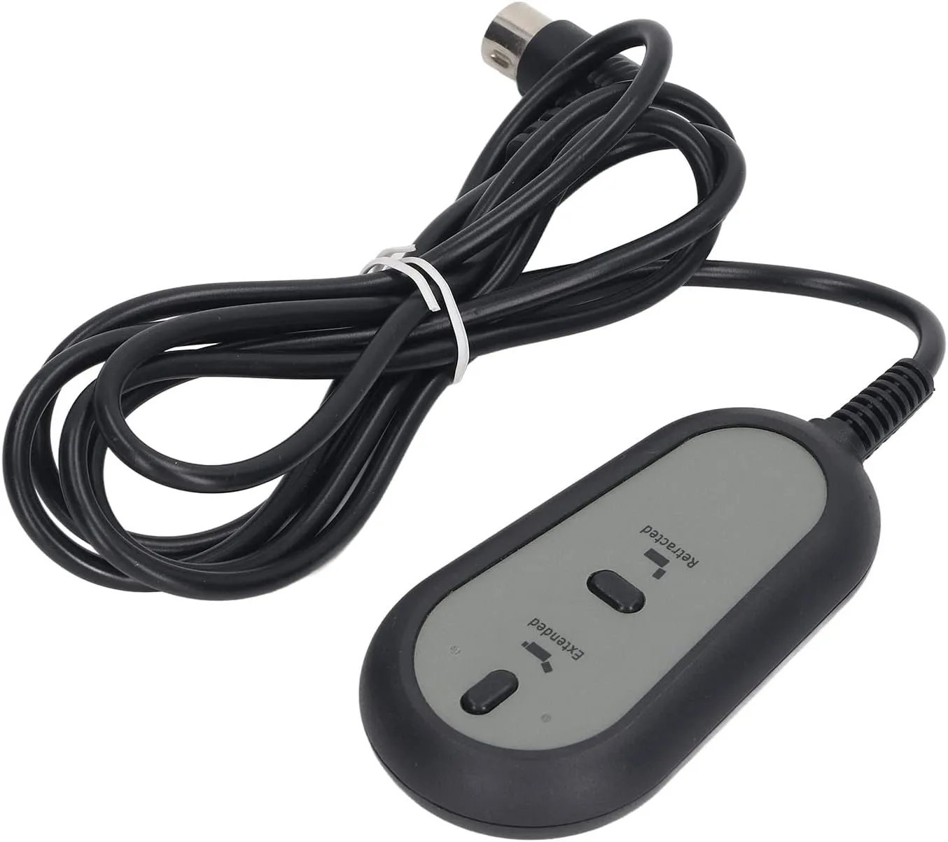 Power Recliner Switch, Recliner Handle Replacement with 8 Pin Round Plug 2 Button ABS Recliner Remote, Handset Controller, Power Recliner Controller Recliner Replacement Parts