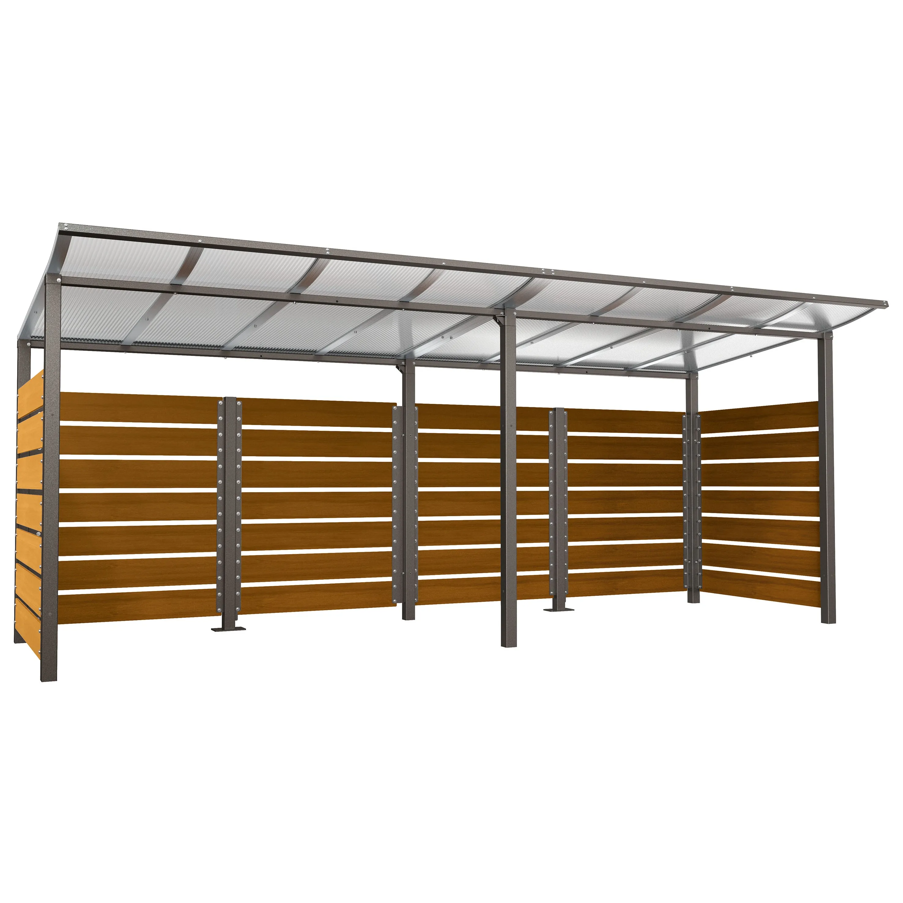 Procity Modulo Multi Purpose Bin Shelter - Bolt Down