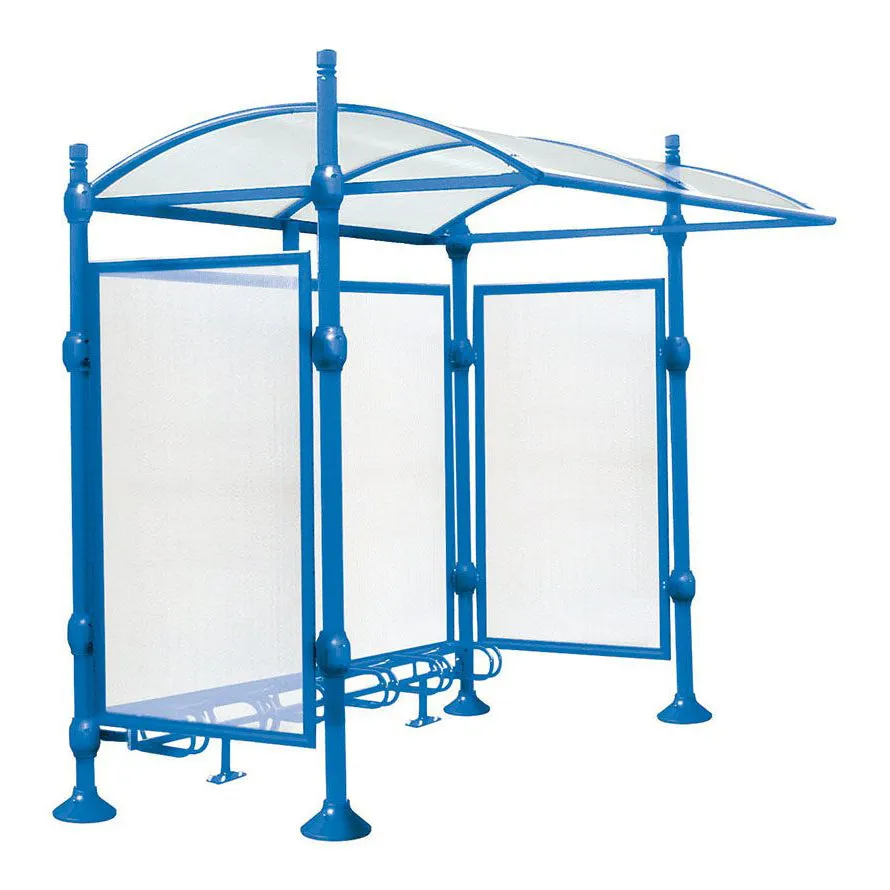 Procity Province Bike Shelter with Integrated Bike Rack  & Cladding