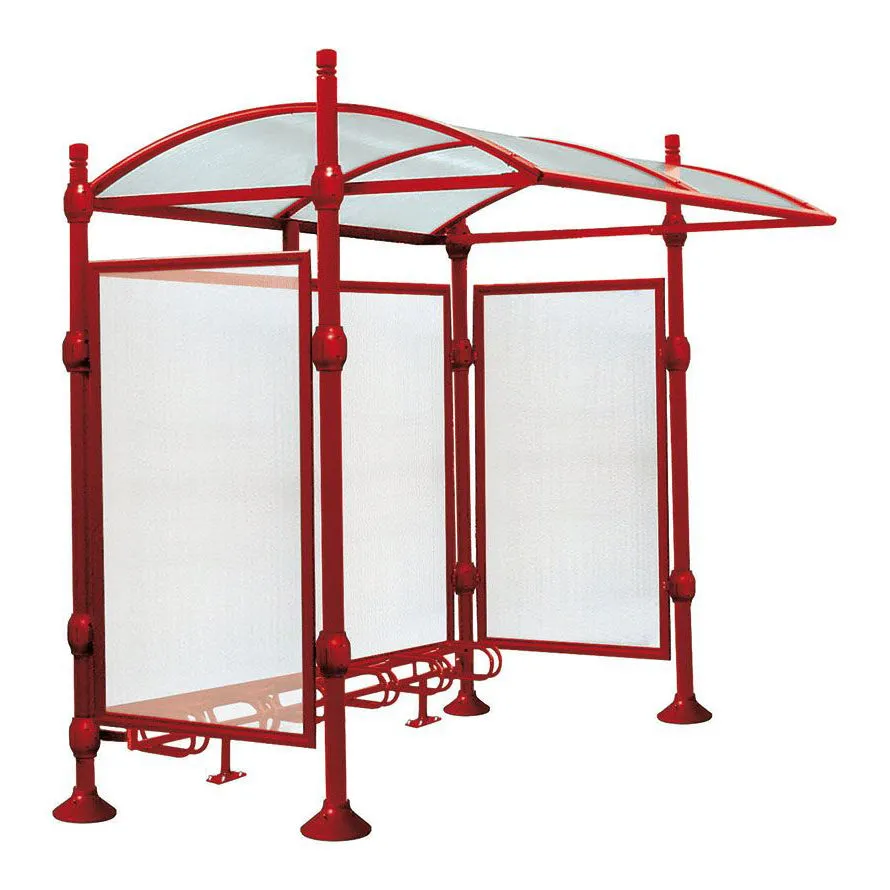 Procity Province Bike Shelter with Integrated Bike Rack  & Cladding