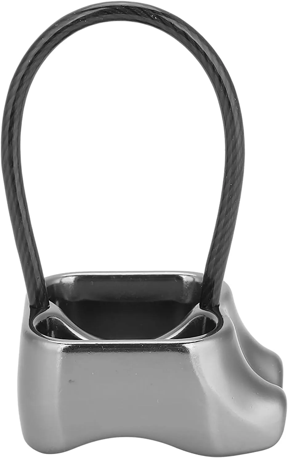 Professional Rappel ATC Belay Device Aluminum V Grooved Rock Climbing Belay Device, Rappelling Descender Safety Equipment, Climbing Descender, for Outdoor Recreation