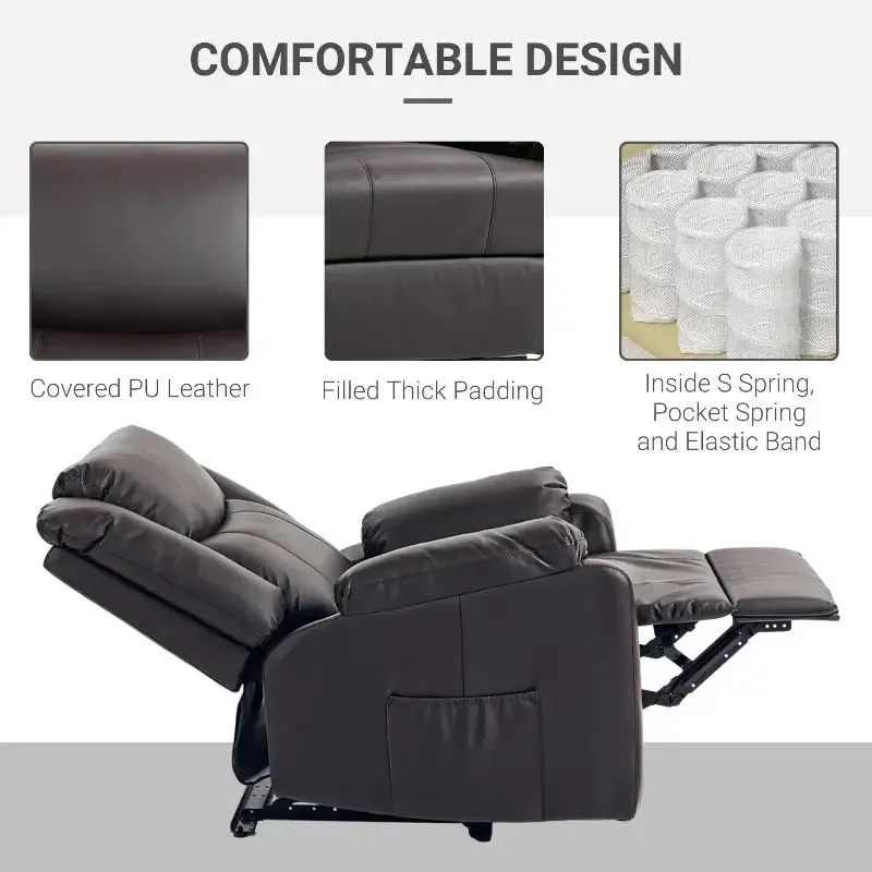 PU Leather Reclining Chair