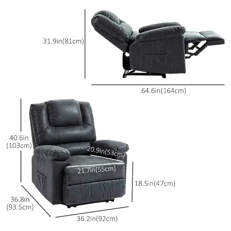 PU Leather Reclining Chair