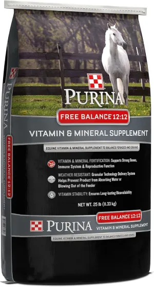 Purina Animal Nutrition Free Balance 12-12 Supplement 25lb 25